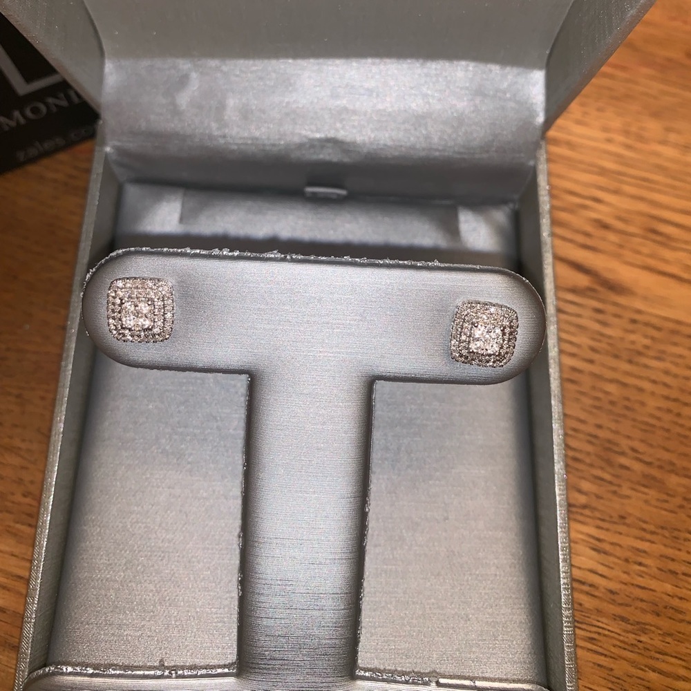 Diamond earrings from Zales